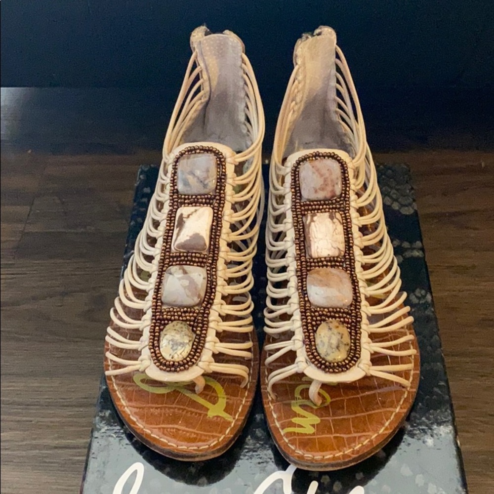 Sam Edelman zip up sandals